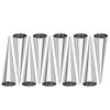 10pcs Stainless Steel Cake Tool Set Croissant Mold Pancake Tube Cone Shaped Baking Mold Kitchen Dessert Tool Cake Bread Mold