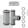 Replacement 32mm Pool Hose Connector Straight / T Joint 1.25inch Over Ground Pool Extension Hose Connection For 1-1/4inch Hose