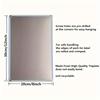 2D Flat - 1pc 2D Room Decoration Fashion Metal Wall Painting - Reusable, Removable Tin Painting for Living Room, Bedroom, Office