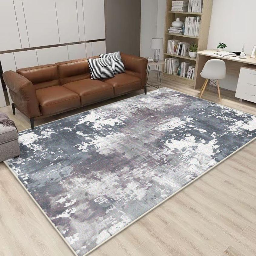 Simple Abstract Style Antiskid Carpet Living Room Easy Cleaning Soft Room Area Decoration Rug Machine Washable Coffee Tables Mat