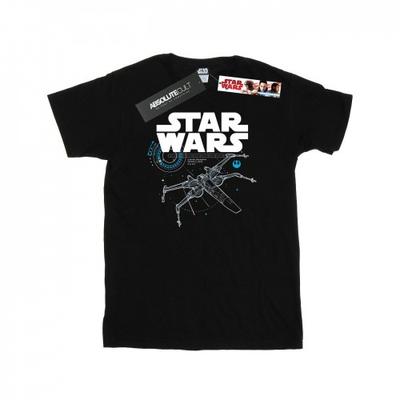 STAR WARS Mens The Last Jedi X-Wing T-Shirt