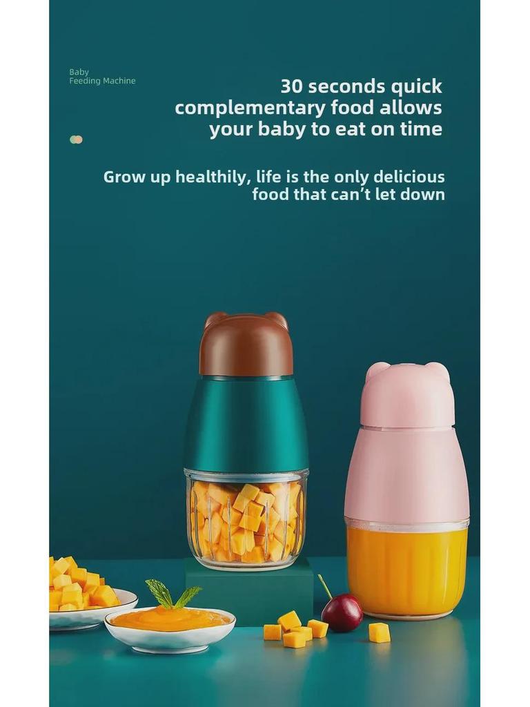 Multifunctional Mini Electric Baby Food Processor & Grinder