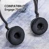 Engage 75 Earpads - Compatible with Engage 75/65 Headset I Hybrid Velour Replacement Ear Cushions with Microphone Foam - NOT FIT Engage Convertible