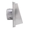 Exterior Wall Vent Cover with Flats 100mm Square SUS304 Stainless Steel Dryer Exhaust Vent Cover for