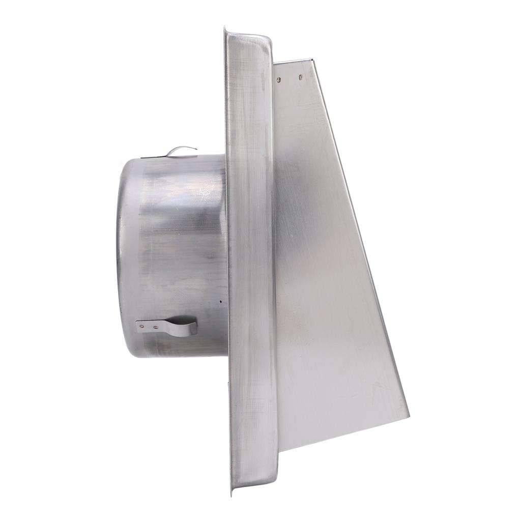 Exterior Wall Vent Cover with Flats 100mm Square SUS304 Stainless Steel Dryer Exhaust Vent Cover for