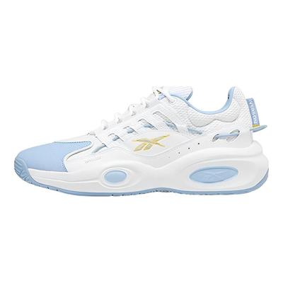Lösung Mid Nuggets Herren Sneaker Weiß Schuhwerk-Weiß Fluid-Blau GX8930