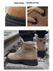 Men's Thickened Leather Wool Winter Boots