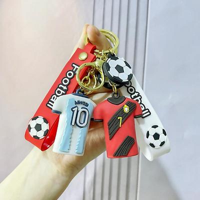 Creative Cartoon Football Jersey Doll Keychain - Bag and Car Accessory Gift