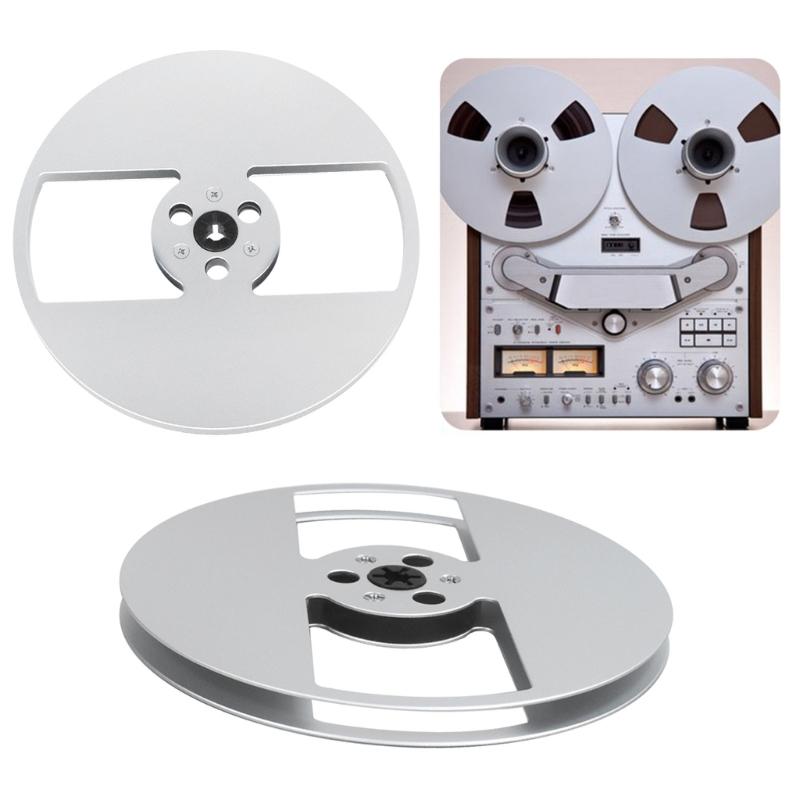 Replacement 7inch Aluminum Recording Takeup Reel for 1/4" Reel To Reel Tape, 2 Hole Model for Sound Decks