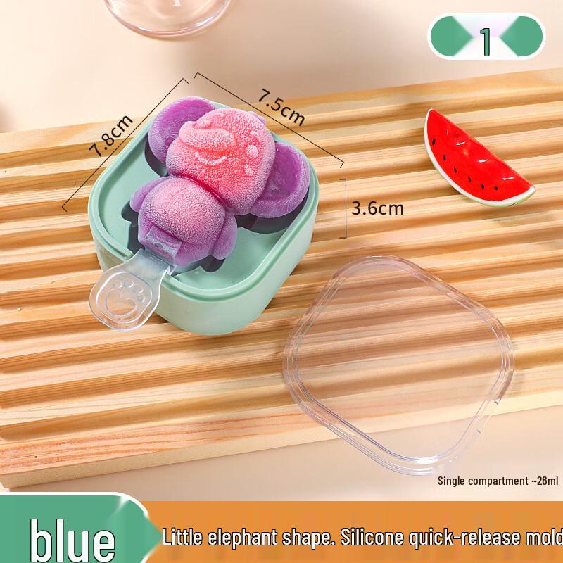 Wutuo Silikon Mini Runde Eisballform mit Deckel