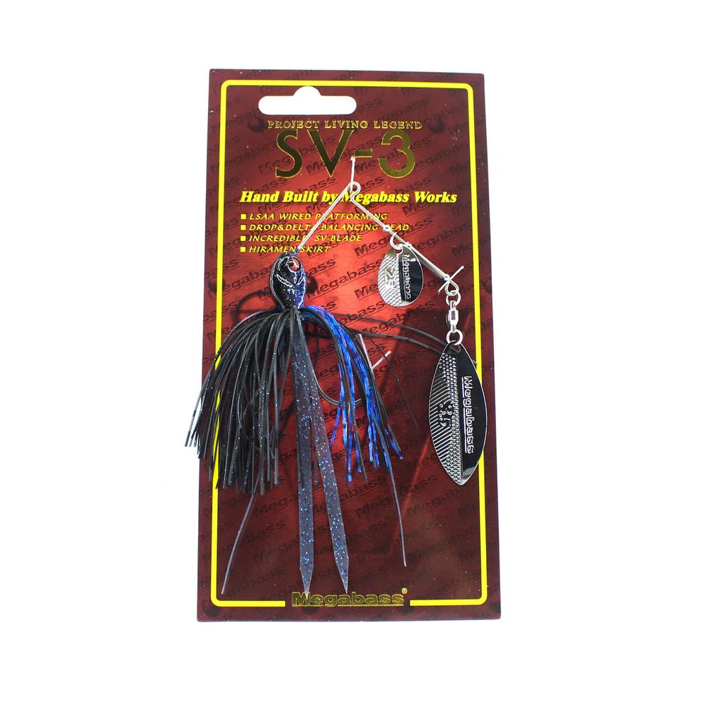 Megabass Spinner Bait SV 3 3/8 Oz SR Black Blue (3332)