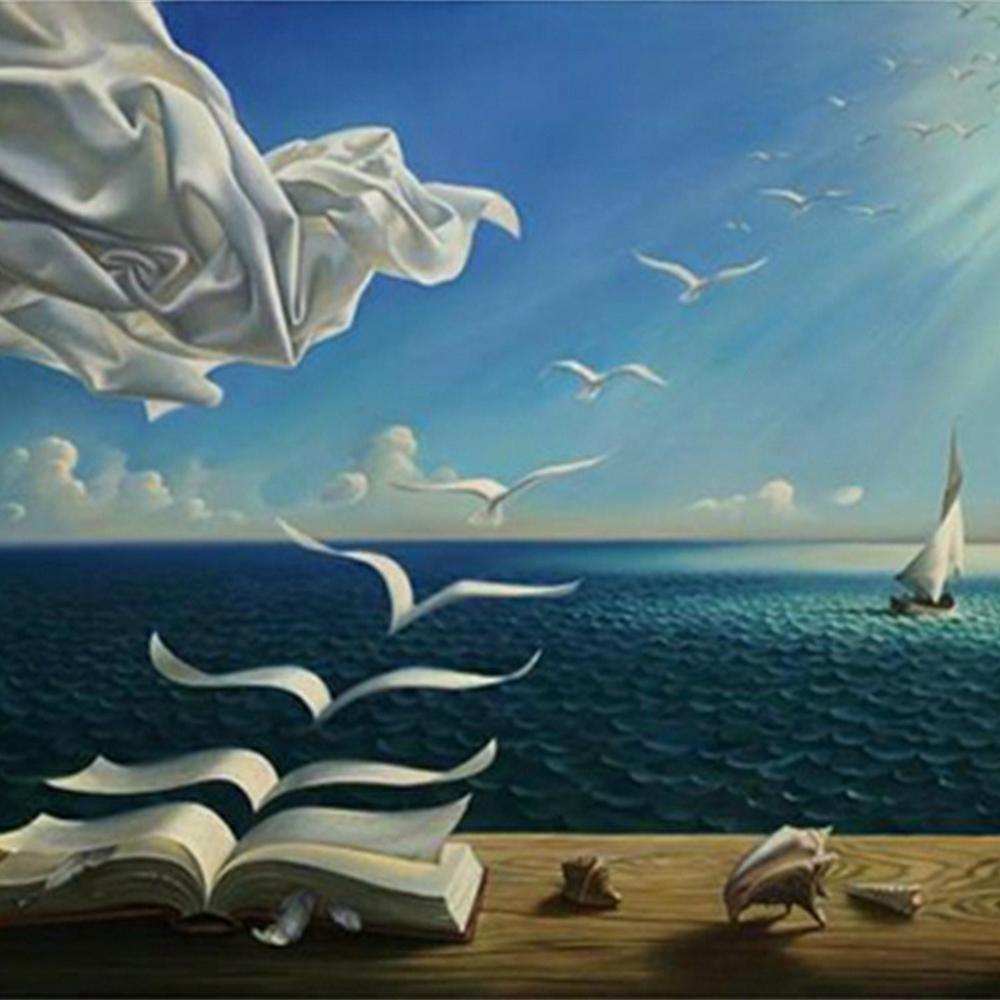 Surrealism Famous Artwork By Salvador Dali 5D DIY Art Diamond Painting Cross Stitch Pattern Pictures Mosaic Embroidery Home Deco