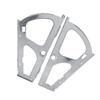 2Pcs Stainless Steel Shoes Drawer Cabinet Hinges Turing Rack Replacement Fittings
