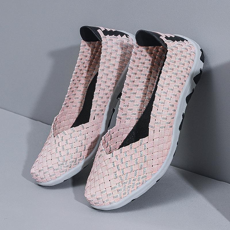 Women Comfort Casual Summer Sneakers Nurse Plus Size Flats Loafers Soft Beach Walking Sports Shoes Lightweight Slip On