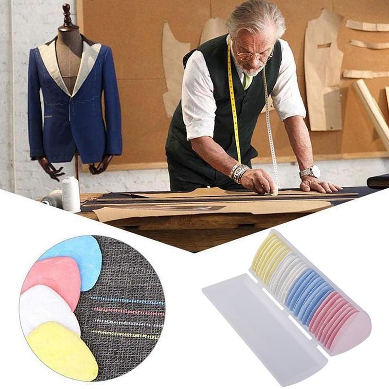 10/20/30Pcs Tailors Chalk Multicolor Fabric Chalk Erasable Sewing Marker Patchwork Clothing Pattern Tool DIY Sewing Accessories