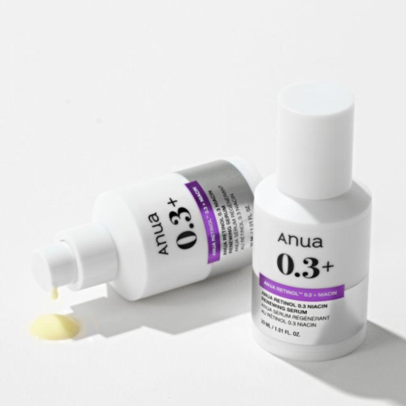 Anua Nano Retinol 0.3 Niacin Renewing Serum Ampoule – Firming & Skin Texture Care Serum 30ml