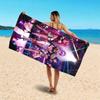 1pc Anime Girl Group Idol Microfiber Beach Towel Quick Dry Soft Absorbent Bath Towel for Teens Girls Summer Pool Swimming Gym