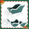 Christmas Sleigh Table Ornament,Server Gift,Candy Bowl Storage Basket Sled Shaped Bin for Holiday Farmhouse Home Present Mantle