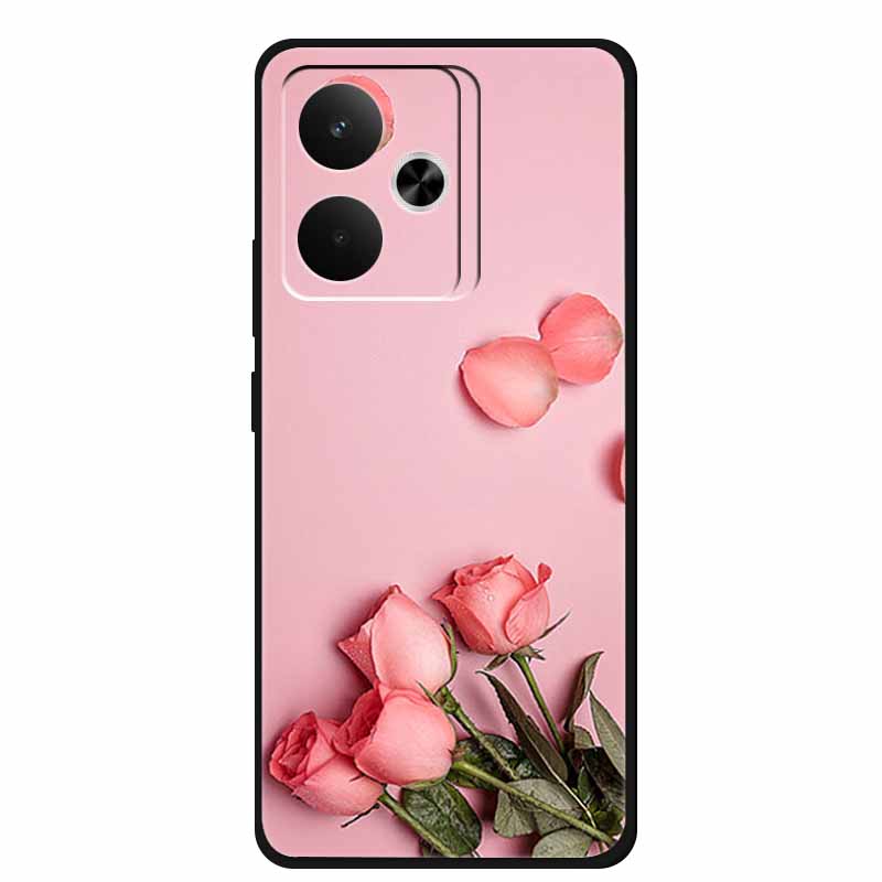 For Realme GT7 GT 7T Phone Case 7 T Bag Black Silicone Soft Back Cover Case For Realme 14 4G 15 Pro Cases Coque Protective Shell