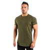 Men's Solid Color Breathable Summer Running T-shirt – European & American Style, 2025 Short-Sleeve Round Neck Casual Fitness Top.