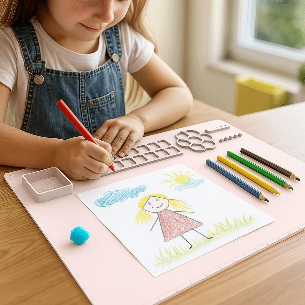 Silicone Art Silicone Craft Mat Non-Stick Graffiti Painting Mat  Clay Play Tools