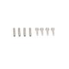 4PCS 12mm Hex Adapter Aluminum Alloy 12mm Wheel Hex Hub Drive Adapters for   SCX10 90046 for D90 1Celsius10 RC Car