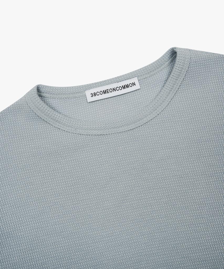 38COMEONCOMMON Waffle Regular Long Sleeve (Sky Blue)