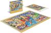 Ceaco - Silver Select - Disney - Mickey's Carnival - 1000 Piece Jigsaw Puzzle for Adults, Challenging Puzzle, Perfect for Game Night