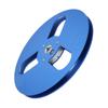 14 7 Inch Empty Reel 3 Hole Aluminum Alloy Opening Machine Part Takeup Reel for TEAC Blue