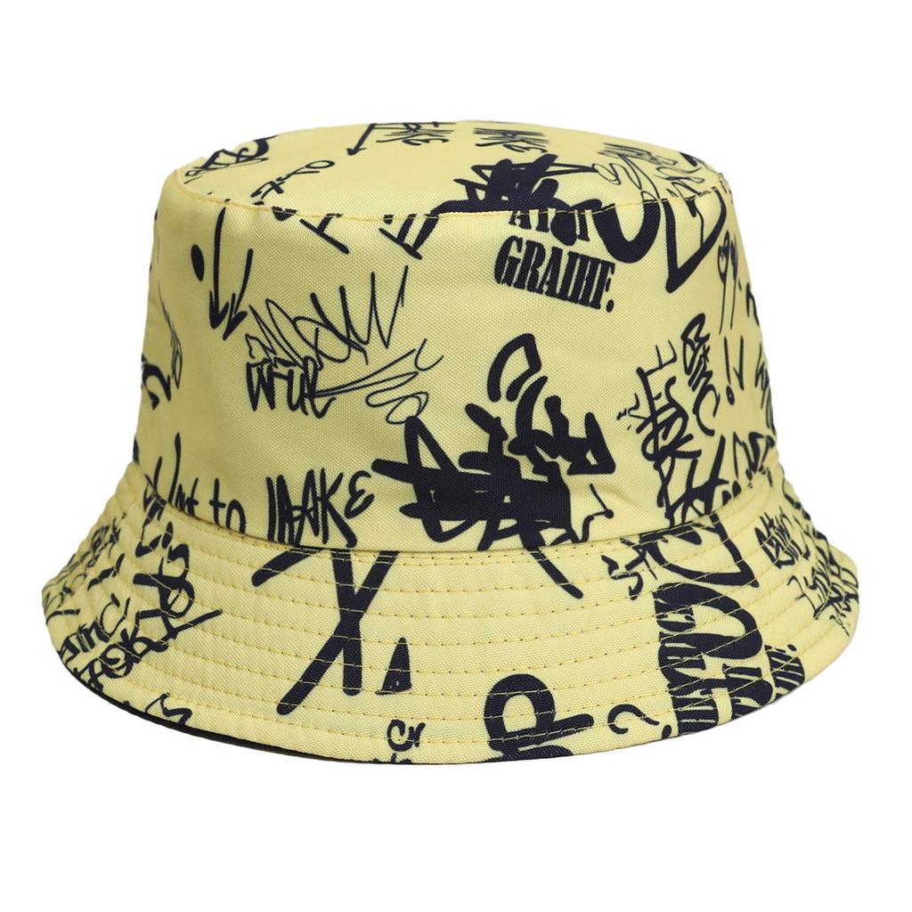 Unisex Double-Sided Bucket Hat - Spring/Summer Sun Protection, Colorful Tie-Dye Hip Hop Style