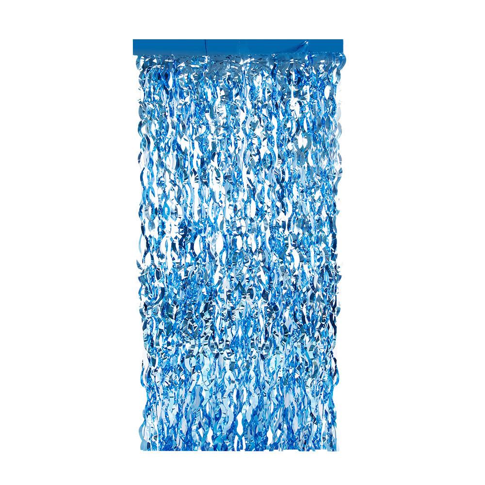 Champagne Luxurious Gold And Blue Rain Curtain For Creative Event Styling And Celebrations Festive