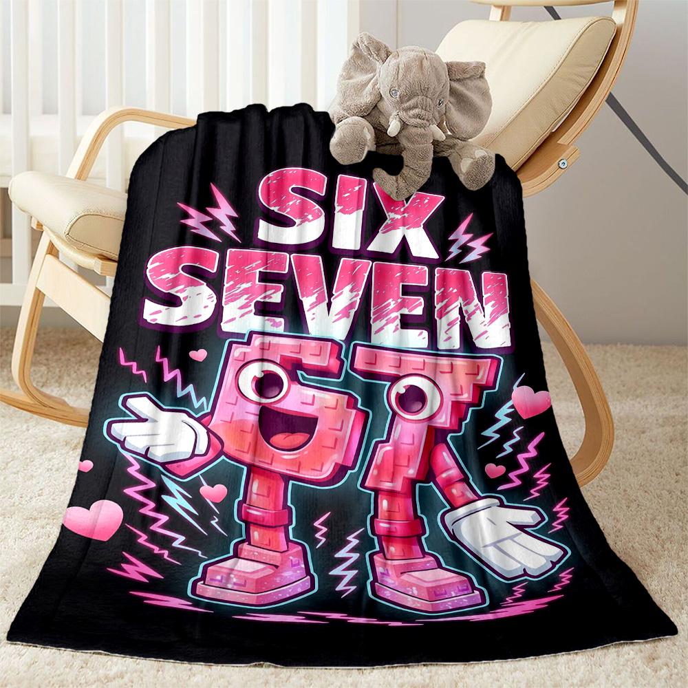 Sixty-seven Blanket,Suitable for sofas, offices, travel, living rooms, Gifts to relatives and friends, Blanket,Suitable for all seasons.