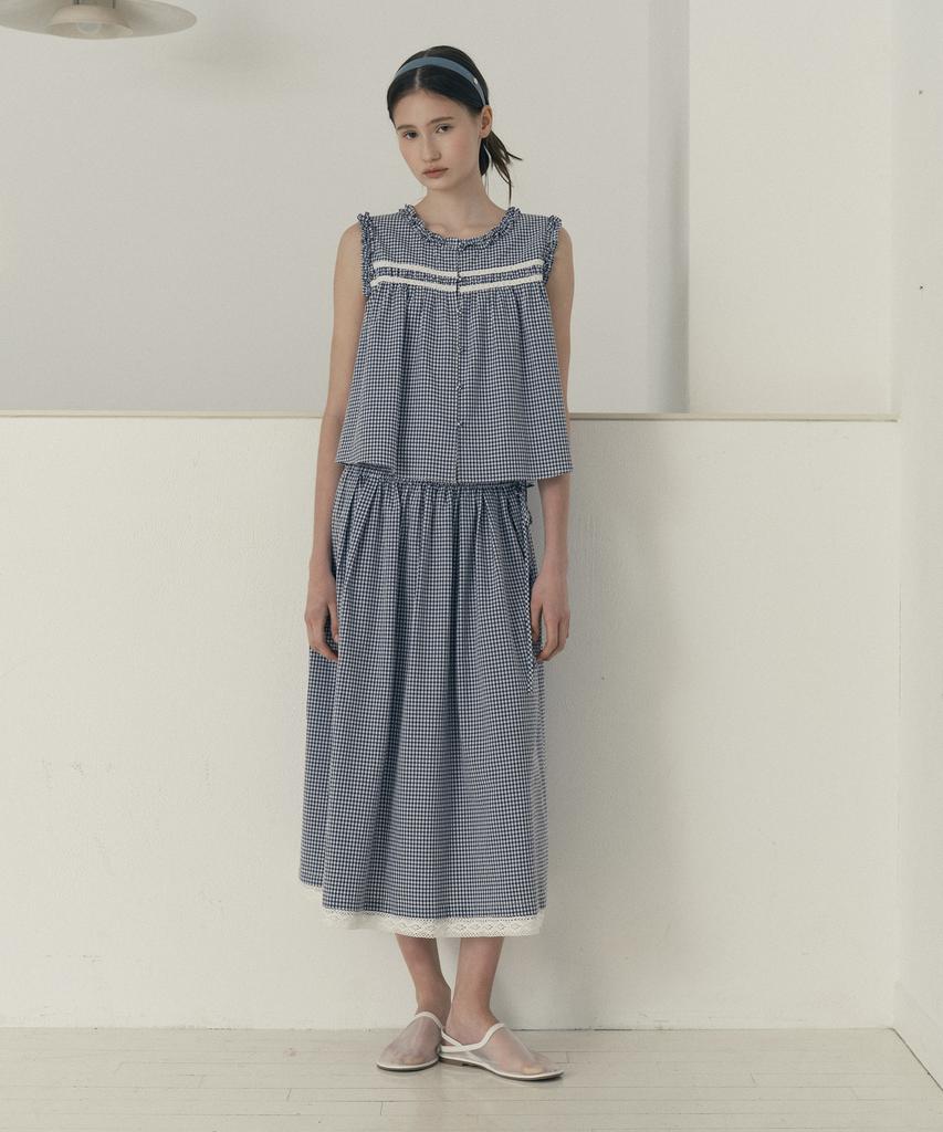 Jucy Judy Checkered Full Skirt J1Sk322A