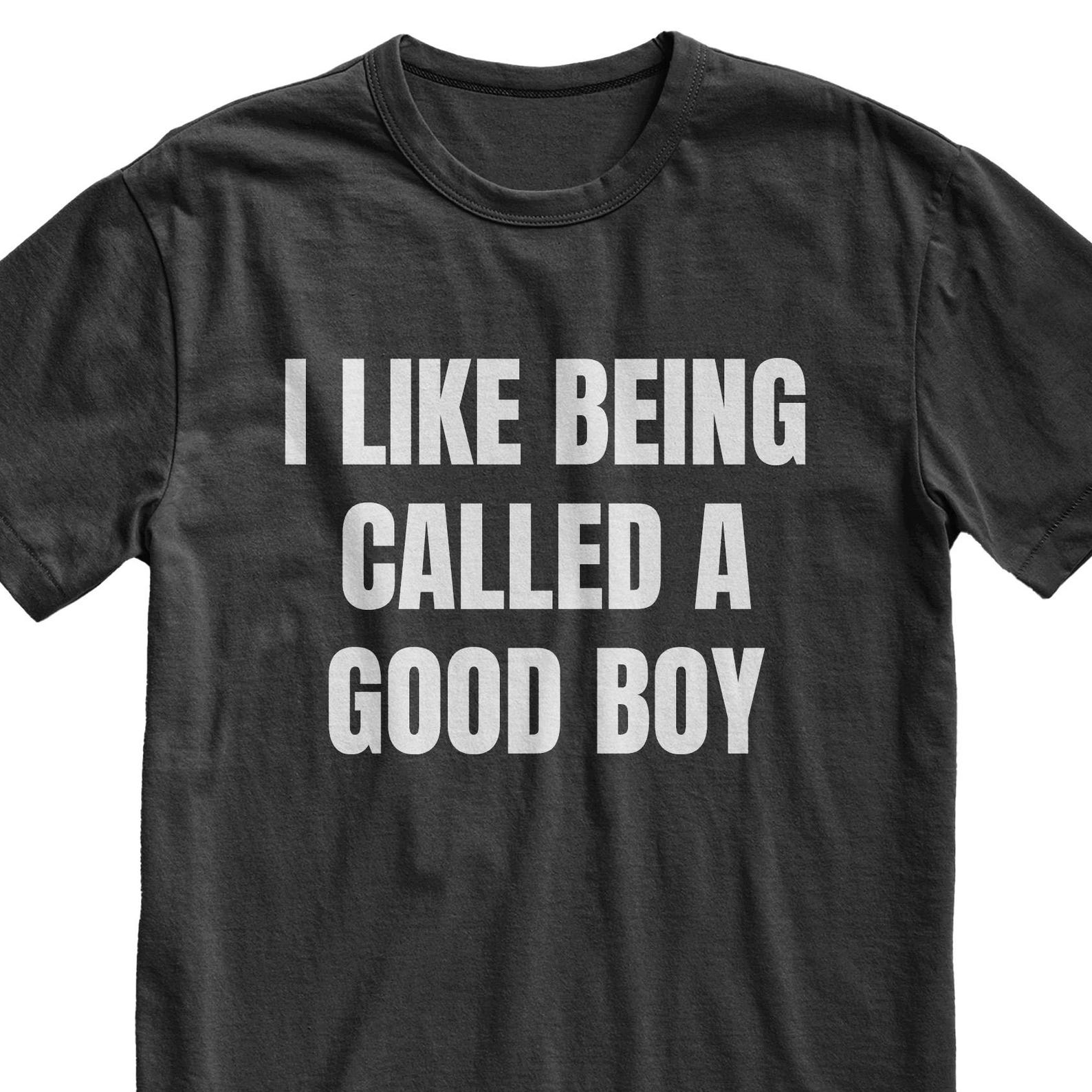 I Like Being Called A Good Boy Shirt - Funny Viral Meme Tee 4XL