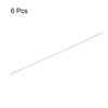 uxcell Set of 6 304 Stainless Steel Round Bar 1mm x 100mm for Various