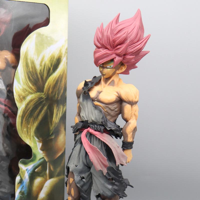 Manga Battle-Damaged Goku Figurine - Large Dragon Ball Home & Car Ornament