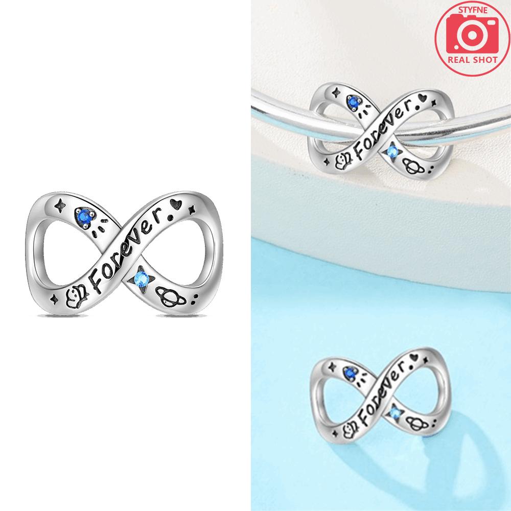 

Pendant Charm Bead 925 Silver Infinite Symbol Beads Fit Bracelet for Jewelry Making Valentine s Day gift