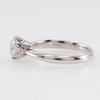 Ring Pt900Platina/diamant #7.4(US-storlek) 5,4g Använt av kvinnor