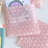 Kleine Luftpolstertaschen PE Rosa Herzmuster Stoßfest Wasserdicht Luftpolsterungstaschen zum Verpacken Expressversand