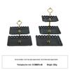 European Three-Tier Dessert Stand: Elegant Fruit Plate and Cake Display for Afternoon Tea