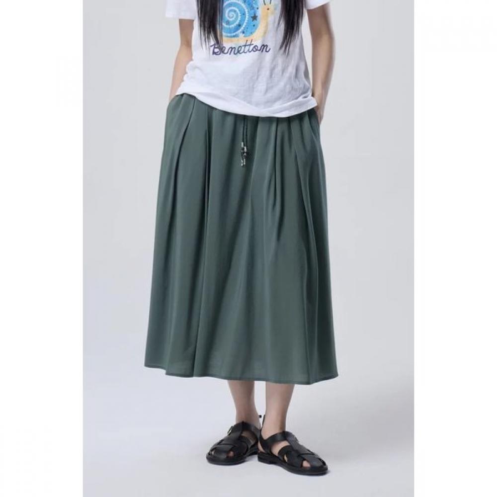 Benetton String Banding Skirt Bask59631 BL (blue)/42
