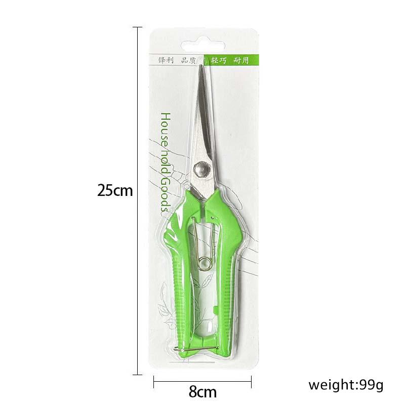Pruning Shear Branch Scissors Stainless Steel Non-Slip Handle Sharp Garden Fruit Tree Pruning Very Sharp Garden Tools