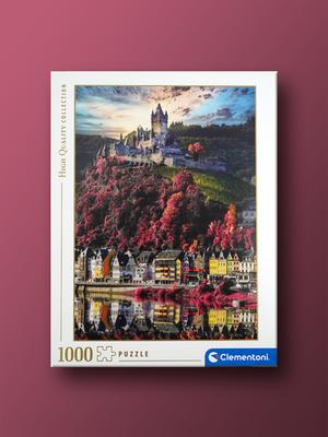 Castelo Sonhador de Cochem Quebra-cabeça Clementoni de 1000 Peças