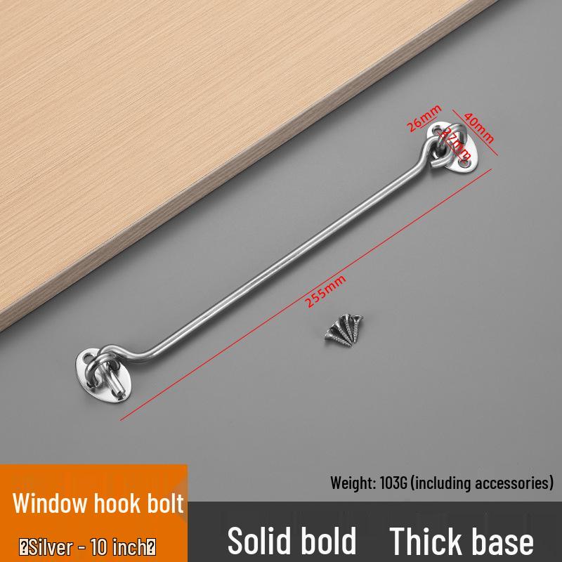 Stainless Steel Window and Door Windproof Hook Stopper
