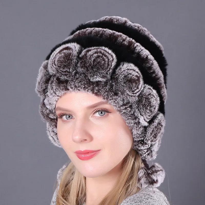 

Fashionable, Thick And Warm, For Women , Plush Hat For Adults. One Size