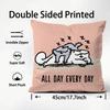 Anime S-Simons C-Cat Cute Cushion Cover Plush Fabric Soft Double-Sided Printed Sofa Warm Winter Home Gift Pillow Cover