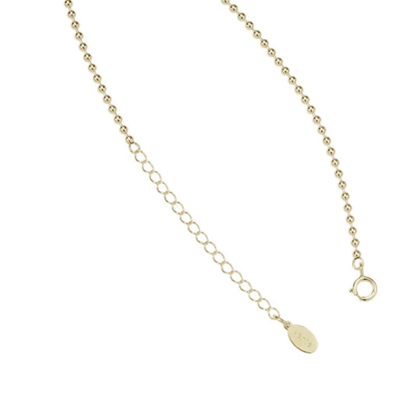 Verte [925 Silber] Un.silver.176 / ave Kugelkette (Gold)