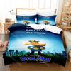 3D Print DOG MAN Cartoon Bedding Set Single Twin Full Queen King Size Bed Set Adult Kid Bedroom Duvetcover Sets