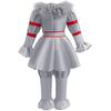 Costume Cosplay Joker Enfant Horreur Manches Bouffantes Col Tulle Pantalon Halloween Noël