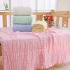 Soft Six-layer Cotton Bath Towel, Gauze Bath Towel, Plain Color Wrap Blanket Bubble Bubble Gauze Baby Swaddle & Cover